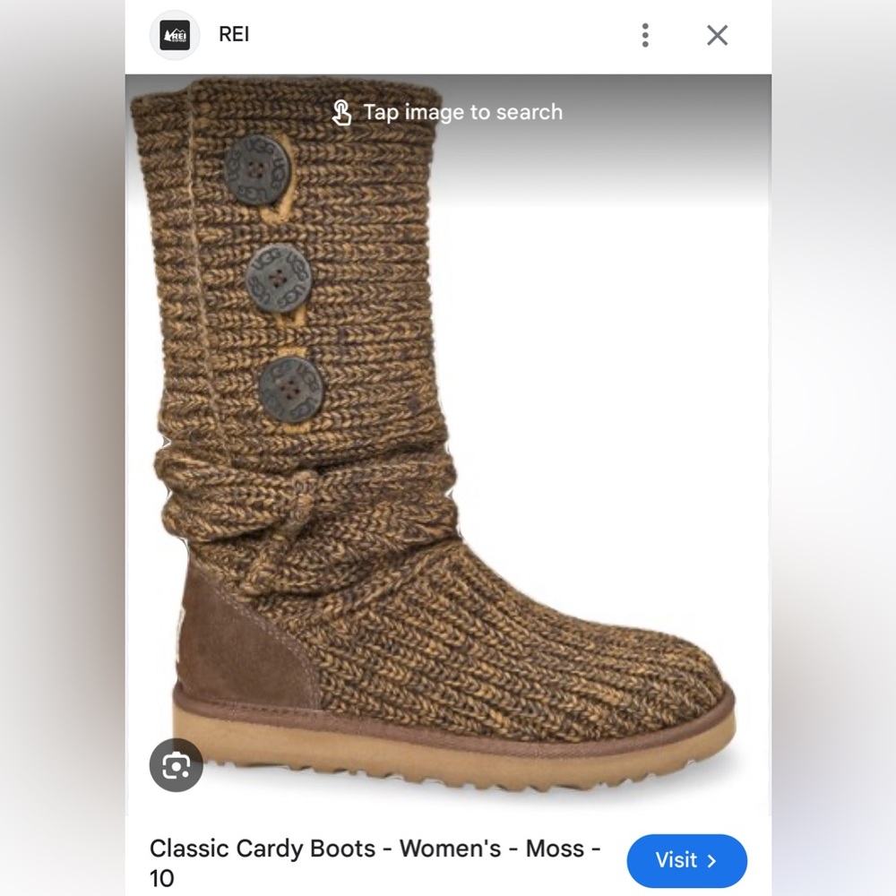 Classic Cardy Knot Ugg Boots - Brown